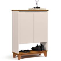 Sapateira Hall Flow Off White com Freijo