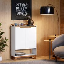 Sapateira Hall Vertical com 2 portas Flow para entrada ou quarto - Várias Cores