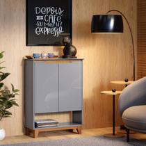 Sapateira Hall Vertical com 2 portas Flow para entrada ou quarto - Várias Cores