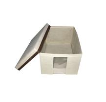 Sapateira individual com visor e tampa caixa infantil - L 15cm x A 11cm x P 22cm - Kit c/ 5 Sapateira individual com visor e tampa caixa infantil - L 15cm x A 11cm x P 22cm - Kit c/ 5