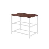 Sapateira Industrial Castanho Base Aço Branco 45x50x35cm Daf