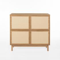 Sapateira Kaki 4 Portas 105 cm x 105 cm x 35 cm Tauari