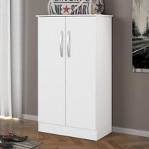 Sapateira Lake 2 Portas 3 Prateleiras Branco New - Pnr Móveis