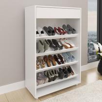 Sapateira Multiuso 1 Gaveta Sa3404 Branca - Tecno Mobili Sapateira Multiuso 1 Gaveta Sa3404 Branca - Tecno Mobili