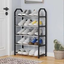 Sapateira Multiuso 5 Andares Organizador De Sapatos Porta Calçados Estante Fácil Montagem Para 10 Pares Sapateira Multiuso 5 Andares Organizador De Sapatos Porta Calçados Estante Fácil Montagem Para 10 Pares