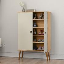 Sapateira Multiuso Com Portas Quarto Closet Retro Spazio - 3 Cores