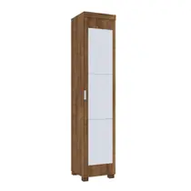 Sapateira Multiuso June 1 Porta 1 Gaveta Com Espelho Canela