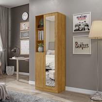 Sapateira Multiuso Organizador 2 Portas Lince com Espelho Espresso Móveis Sapateira Multiuso Organizador 2 Portas Lince com Espelho Espresso Móveis