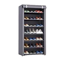 Sapateira Organizador Calcados E Objetos Com 9 Prateleiras Cinza Resistente Sapateira Organizador Calcados E Objetos Com 9 Prateleiras Cinza Resistente