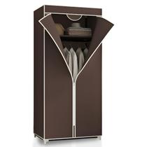 Sapateira Organizador Dobrável Solteiro Guarda-roupa Marrom
