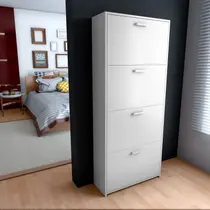 Sapateira Organizador Lunna 4 Gavetas - 1,50x65cm Sapateira Organizador Lunna 4 Gavetas - 1,50x65cm