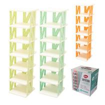 Sapateira Organizador Plástico 6 Andares Desmontável Compacta