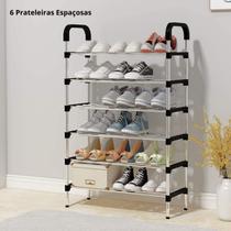 Sapateira Organizador Portátil Prateleiras Multiuso Sapatos