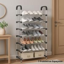 Sapateira Organizador Portátil Prateleiras Multiuso Sapatos