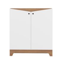 Sapateira Organizadora 12 Pares Movelbras Branco Marrom