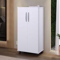 Sapateira Organizadora Multiuso Armário 2 Portas Com Rodízios Prateleira Nara K7 Plus Sapateira Organizadora Multiuso Armário 2 Portas Com Rodízios Prateleira Nara K7 Plus