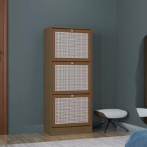 Sapateira para Quarto Basculante 3 Portas Tropical