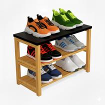 Sapateira Porta de Hall de Entrada Organize Seus Sapatos e Tênis Preta Sapateira Porta de Hall de Entrada Organize Seus Sapatos e Tênis Preta
