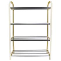 Sapateira Porta Sapato Desmontável Organizador Calçados 8 Pares 4 Andares Sapateira Porta Sapato Desmontável Organizador Calçados 8 Pares 4 Andares