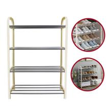 Sapateira Porta Sapatos 4 Andares 8 Pares Hall De Entrada Cor Branco Sapateira Porta Sapatos 4 Andares 8 Pares Hall De Entrada Cor Branco