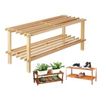 Sapateira Prateleira Suporte Pinus Madeira Organizador Prático Casa Quarto Sapatos Livros Revistas