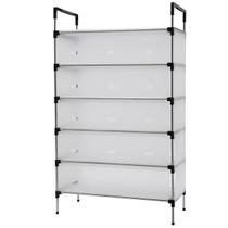 Sapateira Rack 6 Andares Organizaçao Sapato Calçado Sandalia Prateleiras Objetos Hall de Entrada Resistente Multiuso