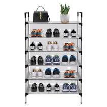 Sapateira Rack 6 Andares Organizaçao Tenis Calçado Sandalia Hall de Entrada Prateleiras Objetos Multiuso Resistente Duravel