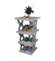 Sapateira Rack Dobrável Multifuncional Organizador 3 Andares Sapateira Rack Dobrável Multifuncional Organizador 3 Andares