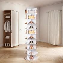 Sapateira Rotativa Giratória Mdf 10 Niveis 2,25m 40 Pares Sapateira Rotativa Giratória Mdf 10 Niveis 2,25m 40 Pares