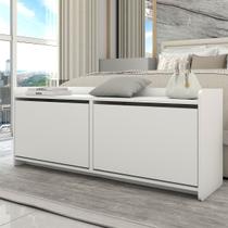 Sapateira Shoes 2 Portas Branco - Panorama Móveis Sapateira Shoes 2 Portas Branco - Panorama Móveis