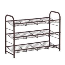 Sapateira SONGMICS de 3 Andares para Armário - 12 Pares - Metal e Bronze