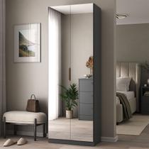Sapateira Sublime 2 Portas com Espelho 100% Mdf Grafitto - Mambel