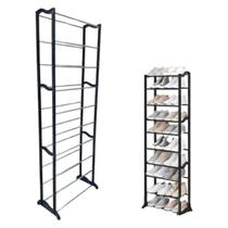 Sapateira Vertical 10 Andares de Prateleira 50cmX16cmX139cm