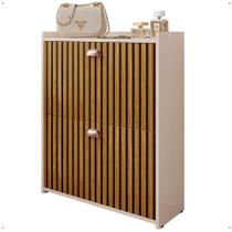 Sapateira Vertical 12 Pares Calçados Multiuso 2 Portas Basculantes Hall de Entrada Quarto Closet Sapateira Vertical 12 Pares Calçados Multiuso 2 Portas Basculantes Hall de Entrada Quarto Closet