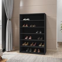 Sapateira Vertical 18 Pares 72cm Closet Organizador Melice Preto A01 - D Rossi Sapateira Vertical 18 Pares 72cm Closet Organizador Melice Preto A01 - D Rossi