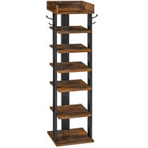 Sapateira Vertical de Madeira HOOBRO com 7 Níveis, 105 cm Sapateira Vertical de Madeira HOOBRO com 7 Níveis, 105 cm