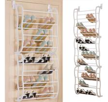 Sapateira Vertical De Parede E Porta Até 36 Pares Cor Branco