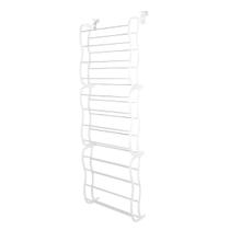 Sapateira Vertical De Porta Parede 36 Pares Compacta Plástico 183cm Otimiza Espaço