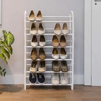 Sapateira Vertical Estreita Aberta Empilhável 18 Pares