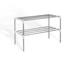Sapateira Vertical Inox Luxo 6 Pares Com 2 Prateleiras IKAZA Sapateira Vertical Inox Luxo 6 Pares Com 2 Prateleiras IKAZA