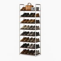 Sapateira Vertical Modular 9 Prateleiras Organizador de Sapatos 27 Pares Estante Multiuso Desmontável Sapateira Vertical Modular 9 Prateleiras Organizador de Sapatos 27 Pares Estante Multiuso Desmontável