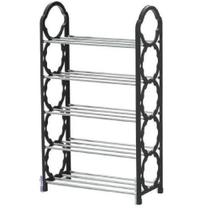 Sapateira Vertical Multiuso Com 5 Prateleiras Organizador Para Até 10 Pares De Calçados