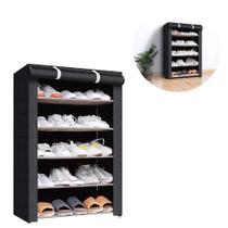 Sapateira ziper armario portatil grande 5 prateleiras guarda roupa estante organizador brinquedos porta trecos desmontav Sapateira ziper armario portatil grande 5 prateleiras guarda roupa estante organizador brinquedos porta trecos desmontav
