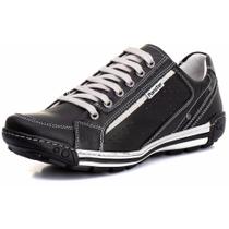 Sapatênis Casual Conforto Couro Preto - RT3006FLOPTO Cor:PretoGênero:MasculinoTamanho:42
