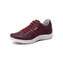 Sapatênis Casual Conforto Couro Vermelho - RT3000MSTBDO Cor:VermelhoGênero:MasculinoTamanho:37