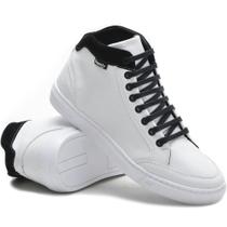 Sapatênis Casual Forms Masculino Cano Alto - Branco Sapatênis Casual Forms Masculino Cano Alto - Branco