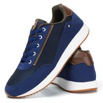 Sapatênis casual masculino azul marinho - MRSHOES