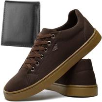 Sapatênis Casual Masculino Linha Exclusiva de Conforto e Estilo Loja do Jotta Com Carteira Slim Básica