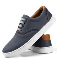 Sapatênis Casual Masculino Slide de Amarrar