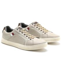 Sapatênis Casual Polo com Cadarço Detalhe em Recortes e Sola Borracha Sapatênis Casual Polo com Cadarço Detalhe em Recortes e Sola Borracha
